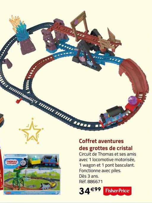 coffret aventures des grottes de cristal fisher-price