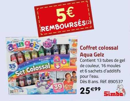 coffret colossal aqua gelz
