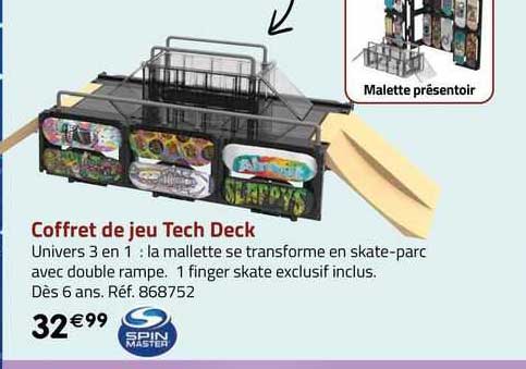coffret de jeu tech deck