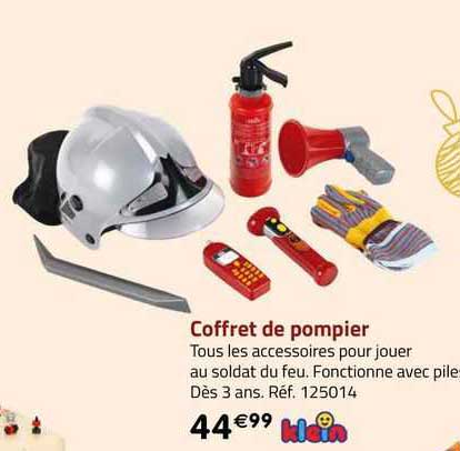 coffret de pompier klein