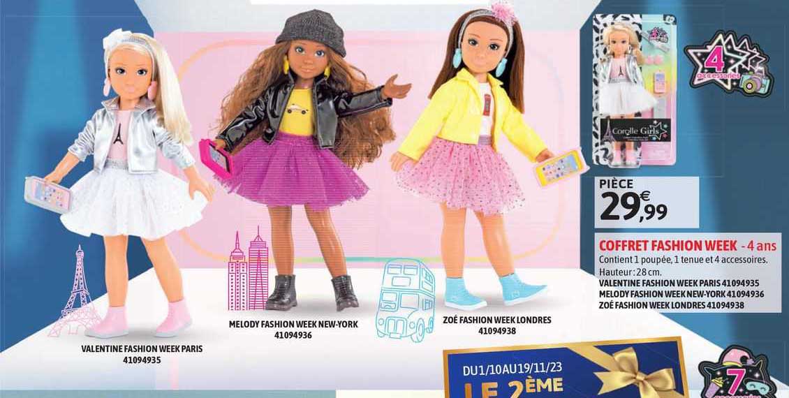 coffret fashion week