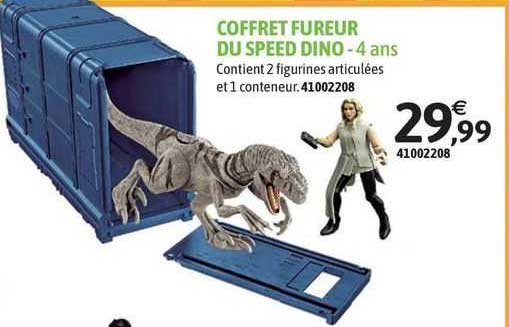 coffret fureur du speed dino - 4 ans