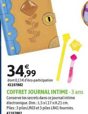 Coffret Journal Intime