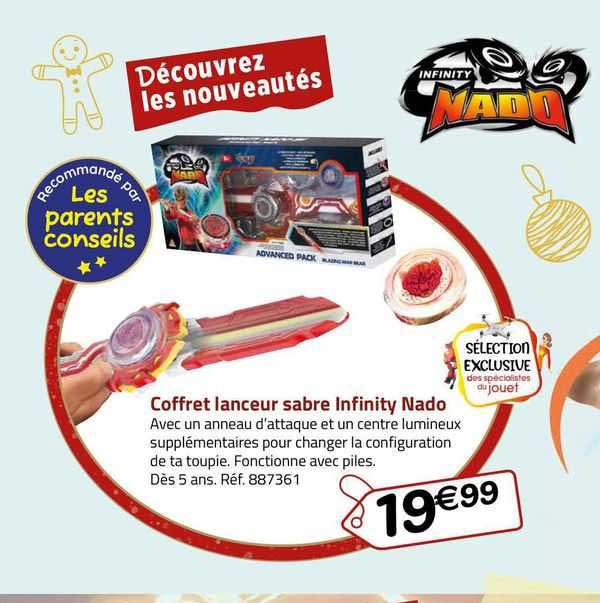 coffret lanceur sabre infinity nado