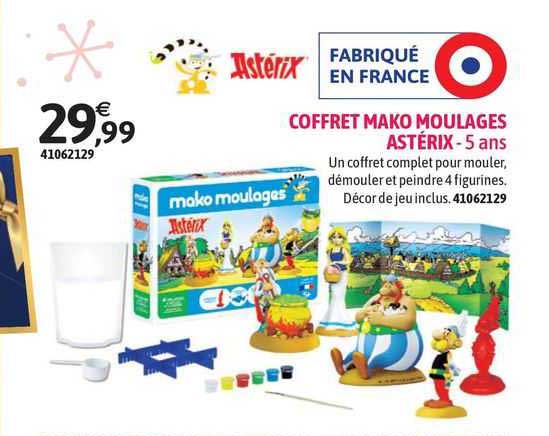 coffret mako moulages astérix - 5 ans