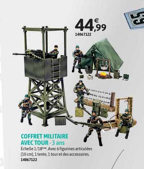 coffret militaire avec tour - 3 ans