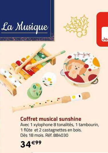 coffret musical sunshine