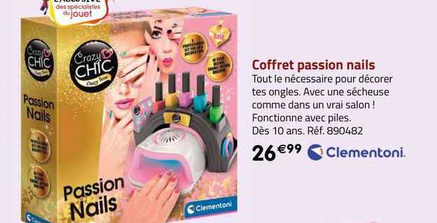 Coffret Passion Nails Clementoni