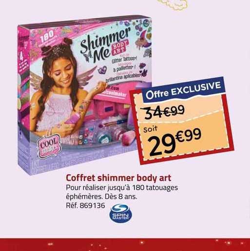 Coffret Shimmer Body Art Spin Master