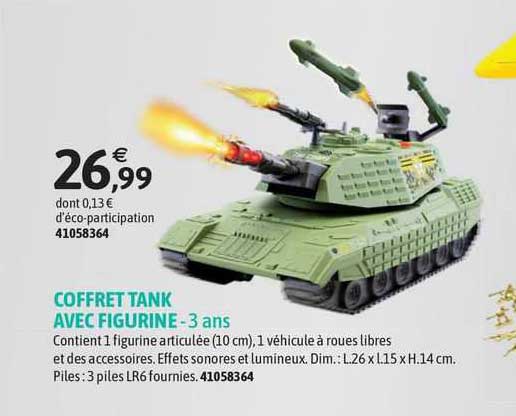 coffret tank avec figurine
