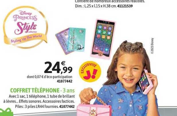 coffret téléphone - 3 ans