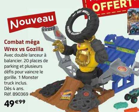 combat méga wrex vs gozilla