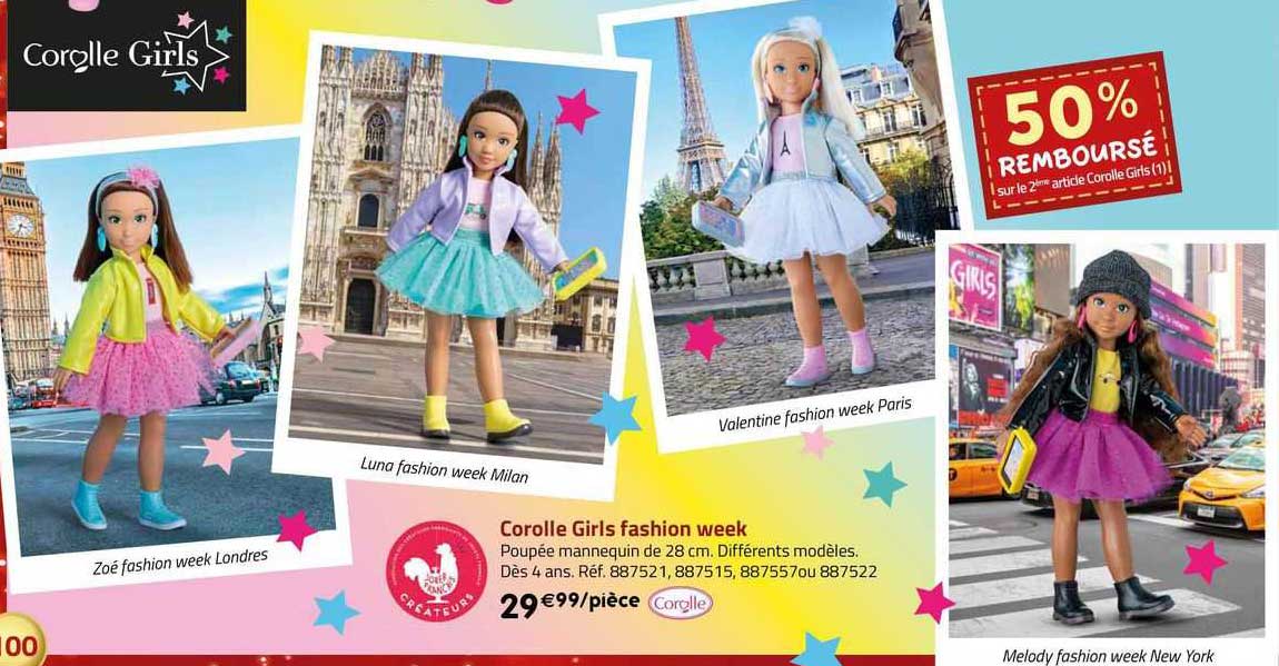 corolle girls fashion week