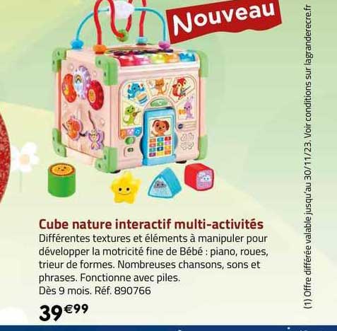 cube nature interactif multi-activités