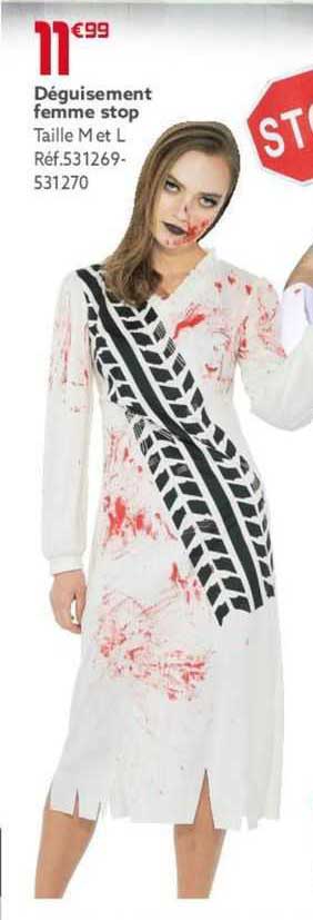 Déguisement Femme Stop