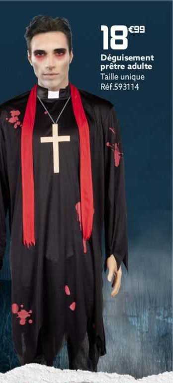 déguisement prêtre adulte