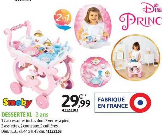 desserte xl smoby - 3 ans
