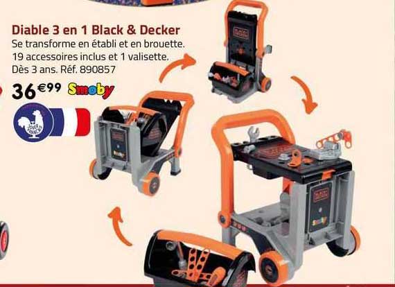 Diable 3 En 1 Black & Decker