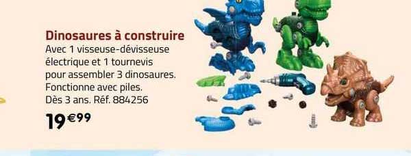 dinosaures à construire