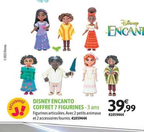 disney encanto coffret 7 figurines