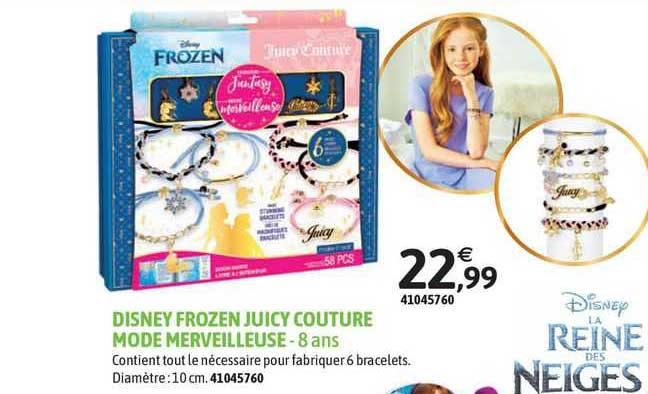 disney frozen juicy couture mode merveilleuse - 8 ans