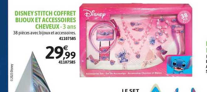 Disney Stitch Coffret Bijoux Et Accessoires Cheveux