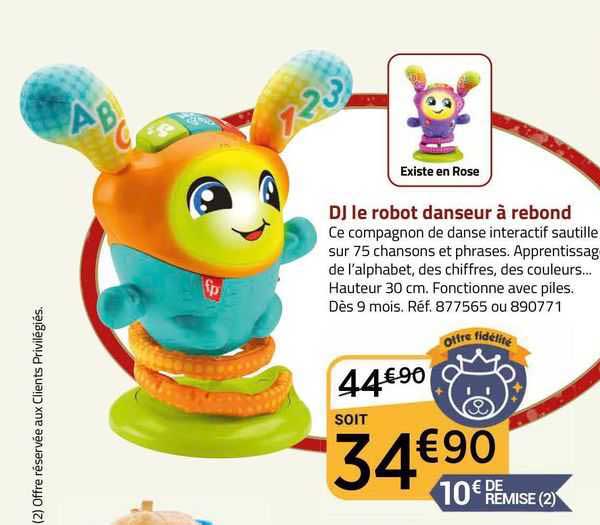 dj le robot danseur à rebond