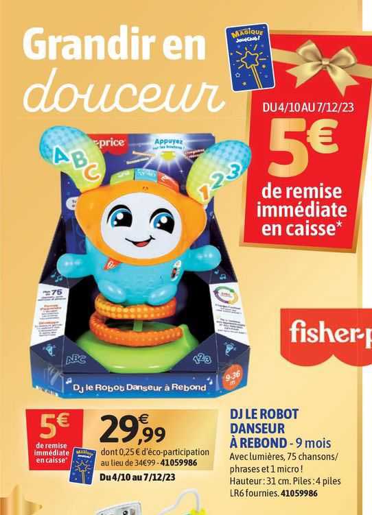 dj le robot danseur à rebond