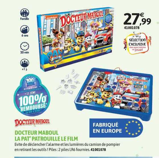 docteur maboul la pat' patrouille le film