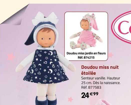 Doudou Miss Nuit étoilée
