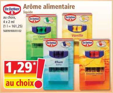 dr. oetker arôme alimentaire