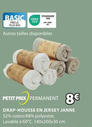 drap-housse en jersey janne