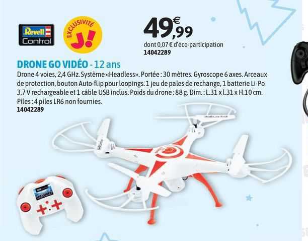 drone go vidéo - 12 ans