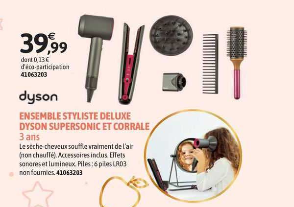 dyson ensemble styliste deluxe dyson supersonic et corrale
