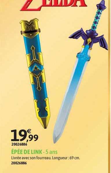 épée de link - 5 ans