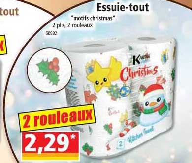 essuie-tout "motifs christmas"