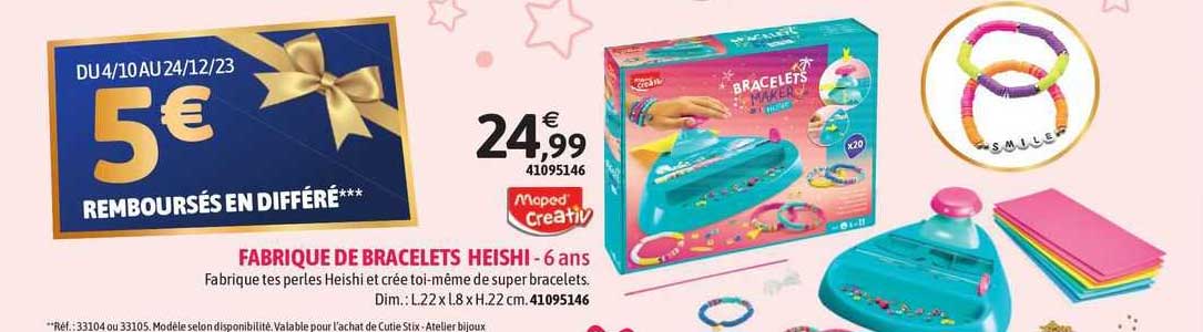 fabrique de bracelets heishi maped creativ - 6 ans