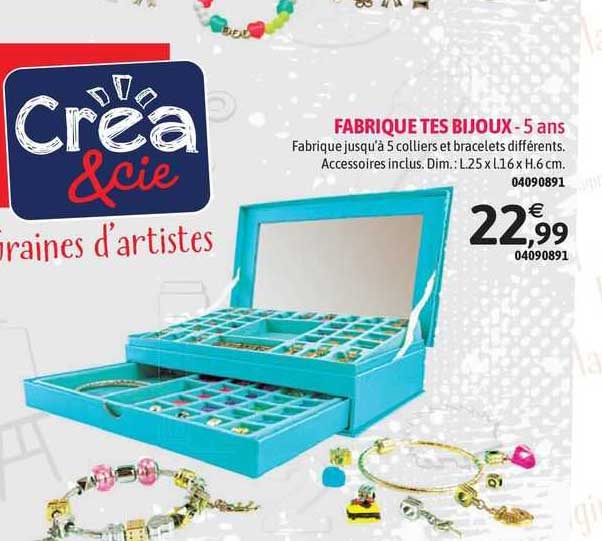 fabrique tes bijoux - créa & cie - 5 ans