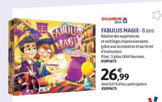 fabulus magix dujardin jeu - 8 ans