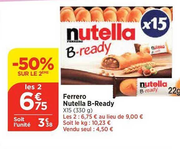 ferrero nutella b-ready
