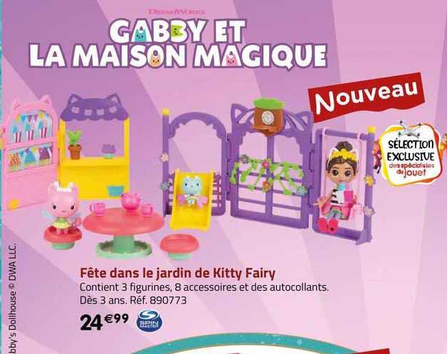 fête dans le jardin de kitty fairy