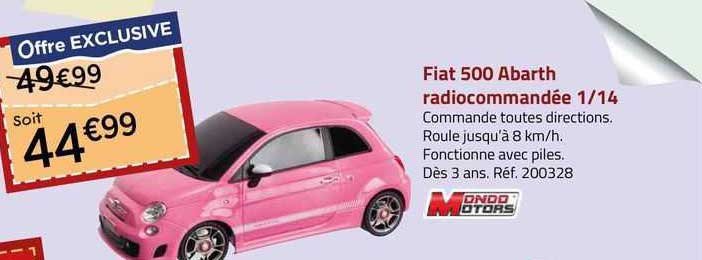 fiat 500 abarth radiocommandée 1:14