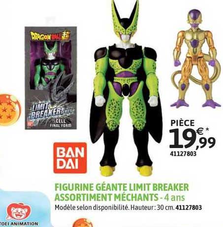 figurine géante lumit breaker assortiment méchants - bandai - 4 ans