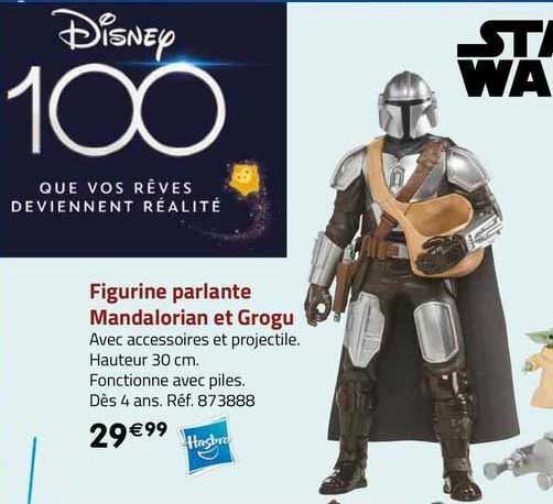 figurine parlante mandalorian et grogu star wars