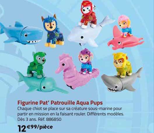 Figurine Pat'patrouille Aqua Pups