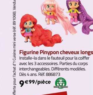 Figurine Pinypon Cheveux Longs