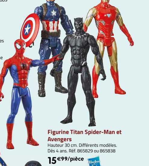 Figurine Titan Spider-man Et Avengers