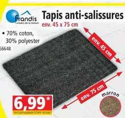 frandis tapis anti-salissures