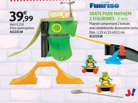 funrise skate park mayhem 2 figurines