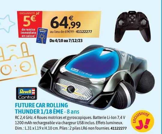 future car rolling thunder 1/18ème